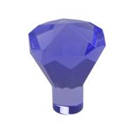 Rock 1 x 1 Jewel / Gem 24 Facet (Trans-Purple)
