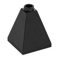 Brick Sloped 75° 2 x 2 x 2 Quadruple Convex (Black)