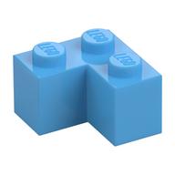 Brick 2 x 2 Corner (Medium Blue)