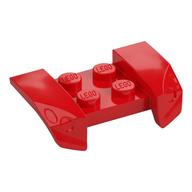Mudguard 2 x 4 with Molded Headlights (Red)