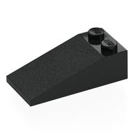 Brick Sloped 18° 4 x 2 (Black)
