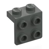 Bracket 1 x 2 - 2 x 2 (Dark Gray)