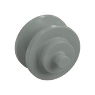 Wheel Centre Small with Stub Axles (Pulley Wheel) (Light Gray)