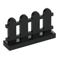 Picket Fence 1 x 4 x 2 (Black)