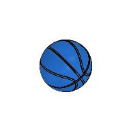 Sports Basketball [Plain] (Blue)