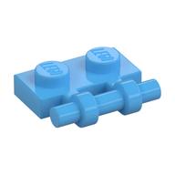 Plate Special 1 x 2 Side Handle [Free Ends] (Medium Blue)