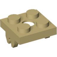 Magnet Holder Plate 2 x 2 Bottom (Tan)