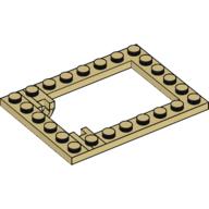 Plate Special 6 x 8 Trap Door Frame Horizontal (Tan)
