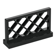 Fence Lattice 1 x 4 x 2 (Black)