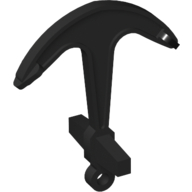 Boat, Anchor - Single Top Hole (Black)