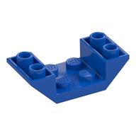 Brick Sloped Inverted 45° 4 x 2 Double with 2 x 2 Recessed (Blue)