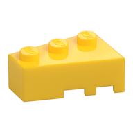 Brick Wedged, Angled 3 x 2 Left (Yellow)