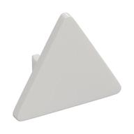 Road Sign Clip-on 2.2 x 2.667 Triangular (White)