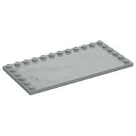 Plate Special 6 x 12, Studs on 3 Edges (Light Gray)