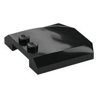 Brick Wedged, Curved Triple 4 x 4 x 2/3, 2 Studs (Black)