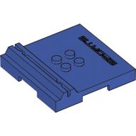 Plate Special 6 x 6 x 2/3 with 4 Studs and Embossed 'SPORTS' (Violet)