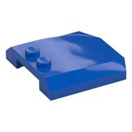 Brick Wedged, Curved Triple 4 x 4 x 2/3, 2 Studs (Blue)