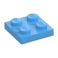 Plate 2 x 2 (Medium Blue)