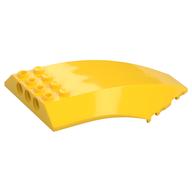 Windscreen 10 x 6 x 2 Curved (Yellow)