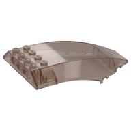 Windscreen 10 x 6 x 2 Curved (Trans-Brown)