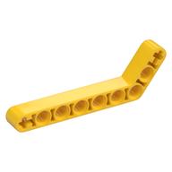 Technic Beam 1 x 9 Bent (7 - 3) Thick (Yellow)