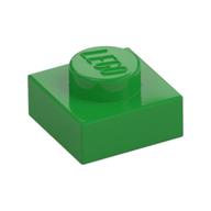 Plate 1 x 1 (Bright Green)
