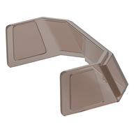 Glass for Windscreen 4 x 6 x 4 Cab with Hinge [Fits 45406] (Trans-Brown)