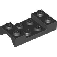 Wheel Arch, Mudguard 2 x 4 Studded (Black)