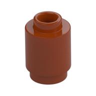 Brick Round 1 x 1 Open Stud (Dark Orange)