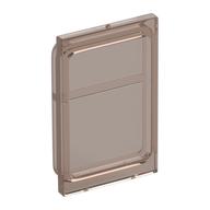 Glass for Train Door Lip On Top and Bottom (Trans-Brown)