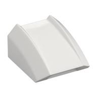 Brick Curved 2 x 2 with Lip, No Studs (White)