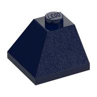 Brick Sloped 45° 2 x 2 Double Convex (Dark Blue)