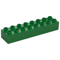 Duplo Brick 2 x 8 (Green)