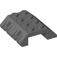 Slope 45° 4 x 4 Double with Locking Hinge (Dark Bluish Gray)