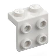 Bracket 1 x 2 - 2 x 2 (White)