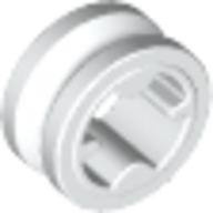 Technic Bush 1/2 Smooth with Axle Hole Reduced (White)