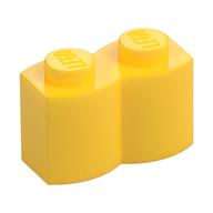 Brick Special 1 x 2 Palisade [aka Log] (Yellow)