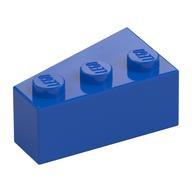 Brick Wedged, Angled 3 x 2 Right (Blue)