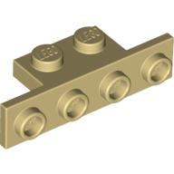 Bracket 1 x 2 - 1 x 4 [Square Corners] (Tan)