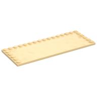 Plate Special 6 x 16, Studs on 3 Edges (Tan)