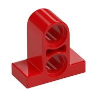 Technic Pin Connector Plate 1 x 2 x 1 2/3 [Two Holes On Top] (Red)
