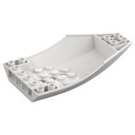 Brick Wedged, Curved Inverted 10 x 6 x 2 Cockpit (White)