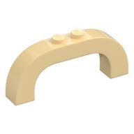 Brick Arch 1 x 6 x 2 Curved Top (Tan)