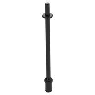 Bar 8L - Two Stop Rings / One Pin, Technic Figure Ski Pole [Flat End] (Black)