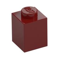 Brick 1 x 1 (Dark Red)