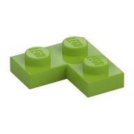 Plate 2 x 2 Corner (Lime)
