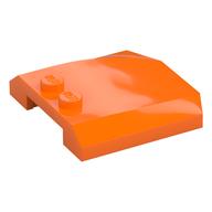 Brick Wedged, Curved Triple 4 x 4 x 2/3, 2 Studs (Orange)