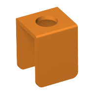 Minifig Neckwear Vest / Tabard (Orange)