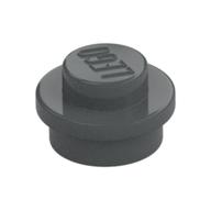 Plate Round 1 x 1 with Solid Stud (Dark Bluish Gray)