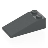 Brick Sloped 18° 4 x 2 (Dark Bluish Gray)